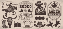 Rodeo Show Monochrome Set Emblems