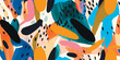 © Eli Berr - Collage trendy abstract print. Contemporary seamless pattern. Fashionable template for design.