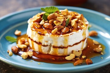 Wall Mural - grilled ricotta topped with honey and nuts