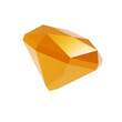 © timonko - 3d abstract shape golden diamant geometric. Realistic glossy gold color luxury template decorative design illustration. Minimalist bright mockup isolated with clipping path