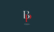 Alphabet letter icon monogram logo BP