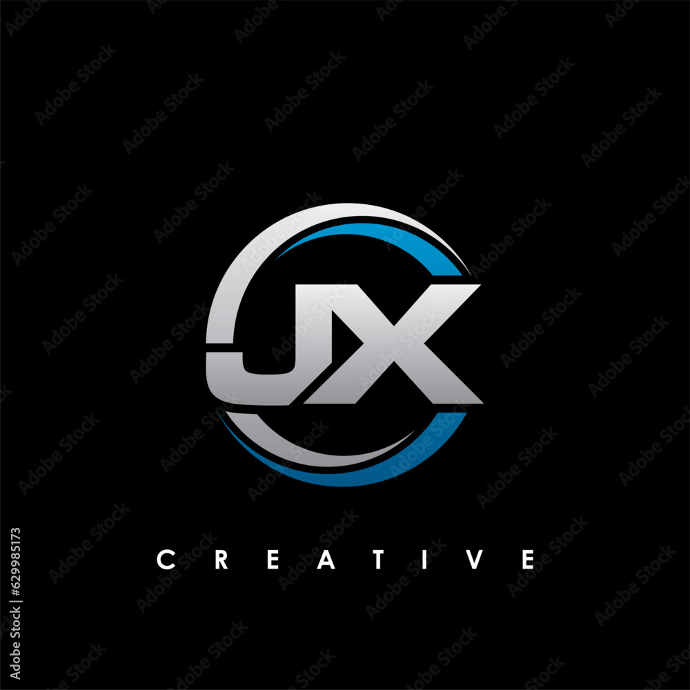 JX Letter Initial Logo Design Template Vector Illustration Stock Vector ...