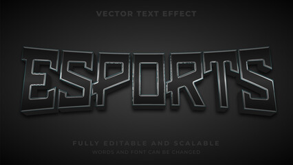 Wall Mural - game light glowing neon led graphic style editable text effect	