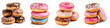 © Mrs__DoubleF - piles of glazed donuts isolated on transparent background