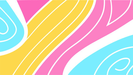 colorful background with white circles and lines for website or app