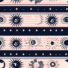Wall Mural - Seamless Colorful Galaxy Pattern.

Seamless pattern of Galaxy in colorful style. Add color to your digital project with our pattern!