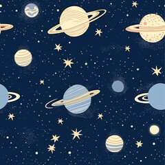 Wall Mural - Seamless Colorful Galaxy Pattern.

Seamless pattern of Galaxy in colorful style. Add color to your digital project with our pattern!