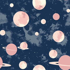 Wall Mural - Seamless Colorful Galaxy Pattern.

Seamless pattern of Galaxy in colorful style. Add color to your digital project with our pattern!