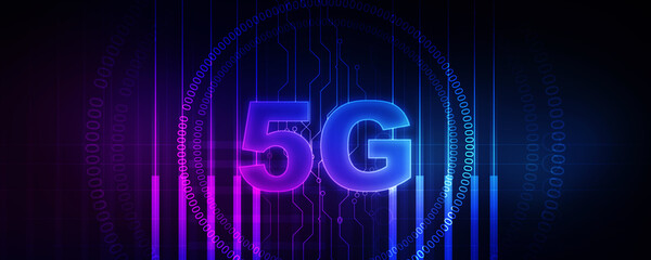 Poster - 2d rendering 5G Network 5G Connection
