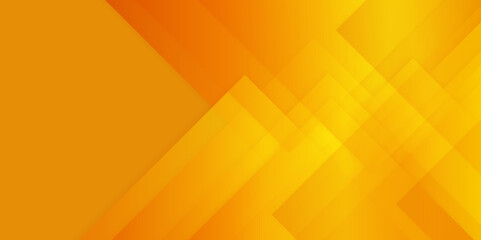 Wall Mural - Abstract minimal technology and business background with orange color geometric lines, seamless and retro pattern business and technology concept orange or yellow background for presentation.