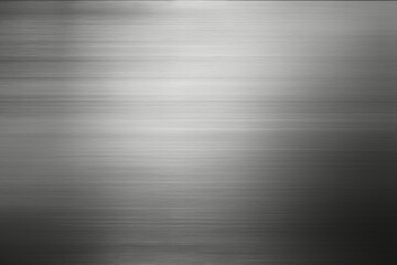 Sanded metal texture background, industrial brushed metal surface, sleek and modern silver and steel backdrop