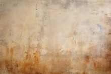 Sponged Stucco Texture Background, Textured And Grainy Plaster Surface, Earthy And Neutral Tones Backdrop, Rustic And Charming