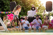 © ivanko80 - Group of friends have pool party