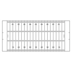 american football field icon vector