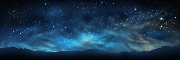 Wall Mural - night sky background sky full of stars and galaxy background nebula universe abstract background mil