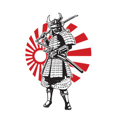 Wall Mural - samurai with sword 