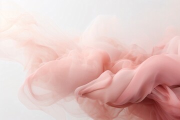 Fototapete - Generative AI : colored smoke isolated on white background