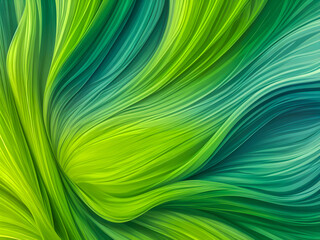 Poster - abstract green gradient soft wave background with soft sunlight