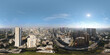 Mumbai Skyline 8K 360 degree, equirectangular projection, environment map. HDRI spherical panorama.	