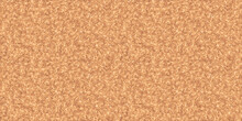 Corkboard Seamless Notice Board With Grainy Texture. Pattern For Pinning Notes, To-do Lists, Photos. Brown Bulletin Board With A Grainy Pattern. Background For Scrapbooking. Vector Illustration.