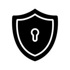 Wall Mural - Secure icon. sign for mobile concept and web design   color editable