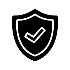 Wall Mural - Secure icon. sign for mobile concept and web design   color editable