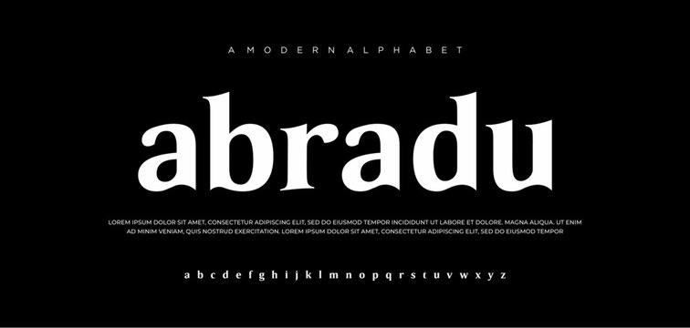 geometric shape font vector typeface