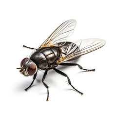 fly on a white background ai generative