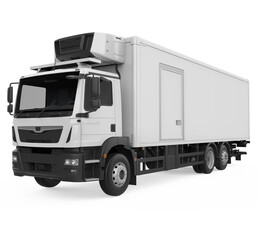 Wall Mural - Refrigerated Truck Isolated