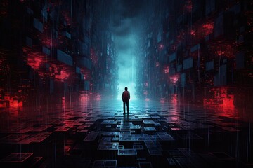 Cyberspace background