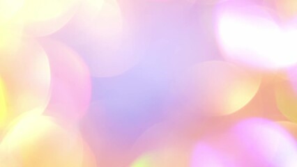 Wall Mural - Bright colorful lights blurry bokeh abstract background. Natural effect of pastel coloured defocused glitters in motion. 