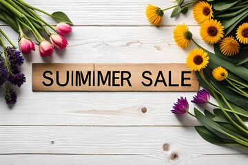  birthday card with flowers generating by AI technology