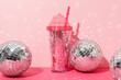 © Atlas - Barbiecore, concept of style with pink color, Barbiecore style