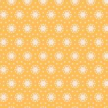 White Flat Openwork Snowflakes And Hearts On A Cream Yellow Background Digital Wrapping Scrapbooking Paper