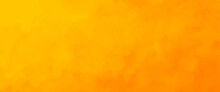Abstract Grunge Orange Vector Watercolor Background. Warm Autumn Background. Summer Illustration. Hot Backdrop. 