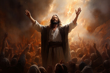 jesus' resurrection, illustrating his victory over death and the promise of eternal life generative 