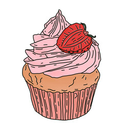 Wall Mural - Cupcake 2