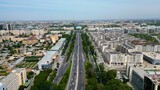 Fototapeta Miasto - Aerial view of Tashkent city