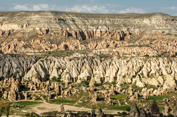 Wall Mural - Rock formation, Fairy chimneys, Uchisar, Göreme National Park, Cappadocia, Turkey, Unesco World Heritage Site