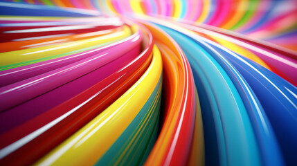 Fototapete - a vibrant and colorful abstract background