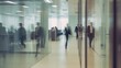 © vlntn - Modern business office with people. Long exposure shot.