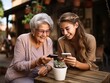 © czphoto - The Future of Bonding: Elders Unite with Smart Technology Conversations