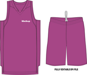 Wall Mural - Basketball Uniform Jersey Shorts Mock ups