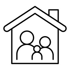 Fototapete - Family icon