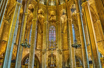 Wall Mural - Barcelona, la Cathedraal de La Seu