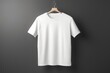 t shirt mockup template with isolated background. 