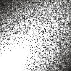 Poster - Stochastic raster halftone gradient print