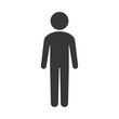 © Spica - 立っているひとりの人のアイコン･ピクトグラム - 男女や大人･子どもの区別なし - ジェンダーレス