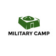 © UVAconcept - military camp simple vector logo