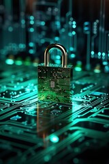 Cyber security concept by Generative AI